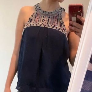 Cute sleeveless top